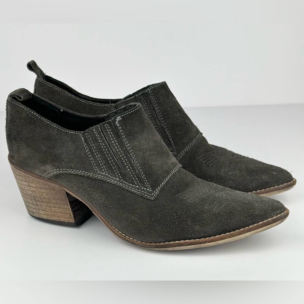 Sixtyseven Women’s Shoes Made In Italy Size 41 Us Size 9 Suede Slip On Heel Shoe